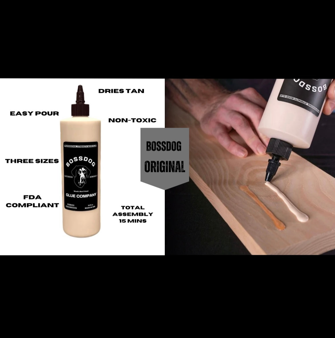 275 Gallon TOTE BOSSDOG Wood Glue /Tan