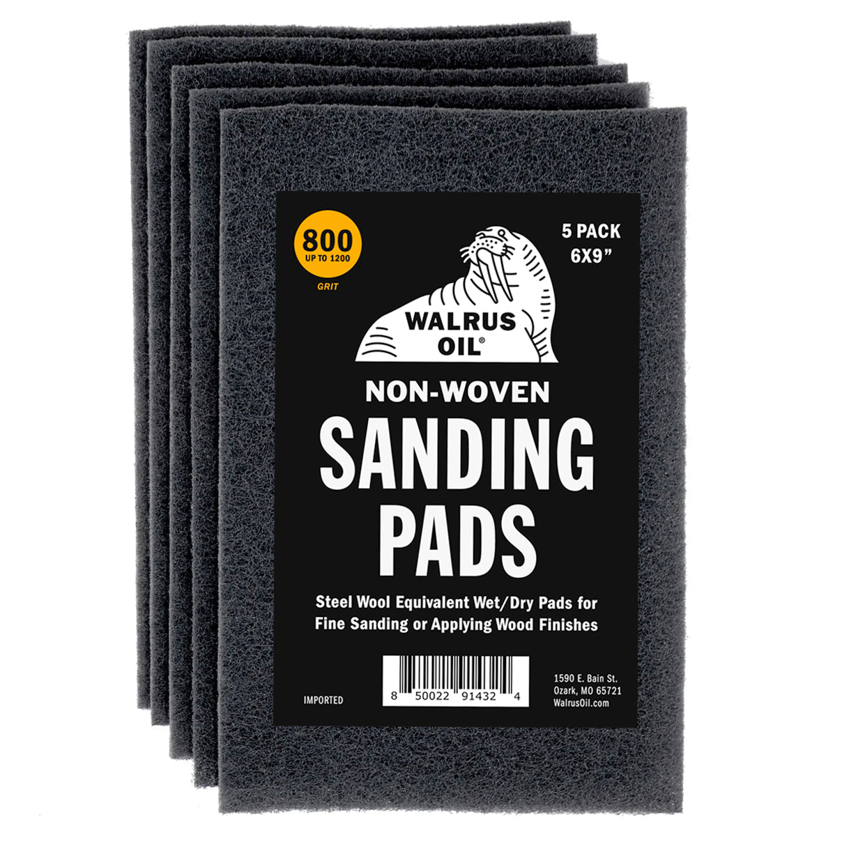 Non-Woven Sanding Pad, 800 grit