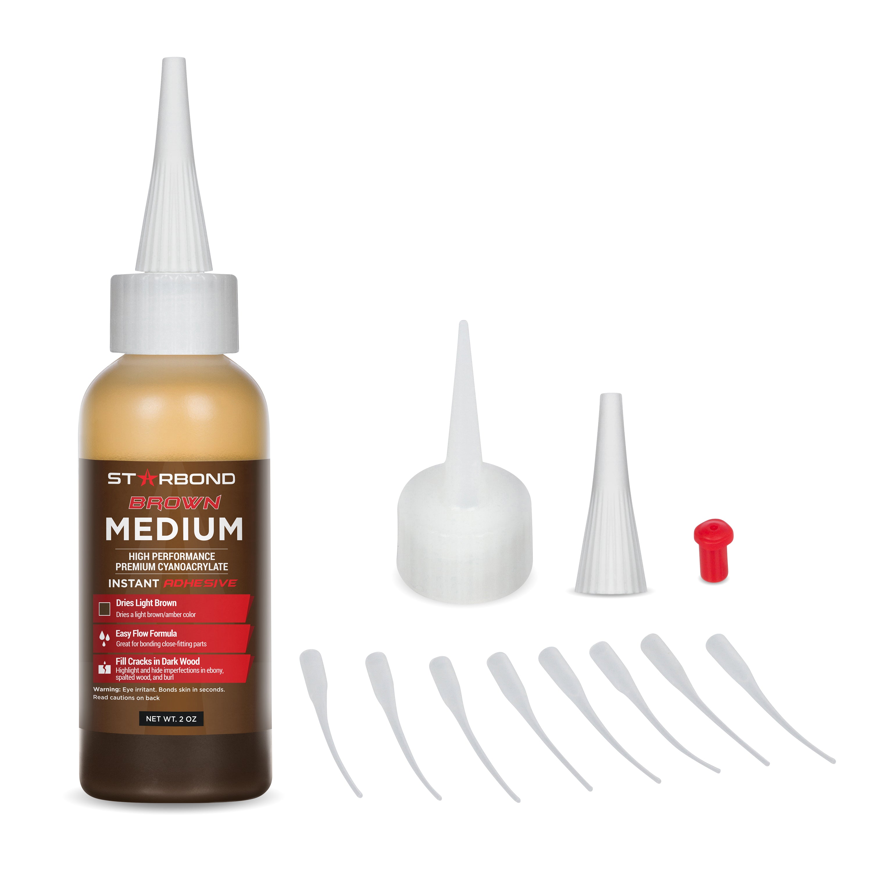 BR-150 Starbond Brown Medium CA Glue