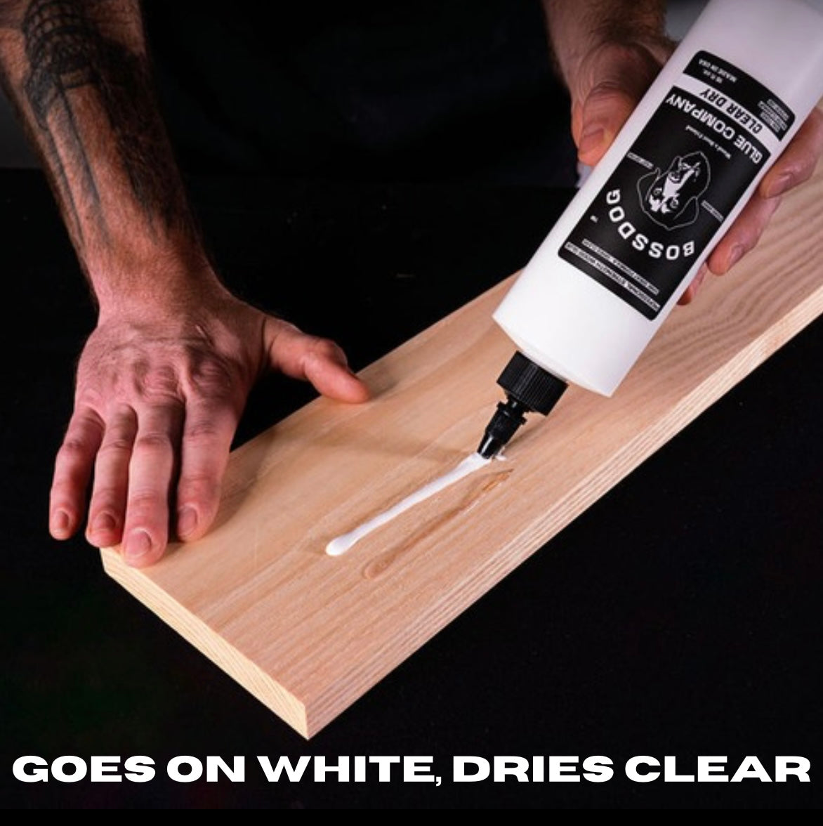 55 Gallon Drum Clear Dry BOSSDOG Wood Glue