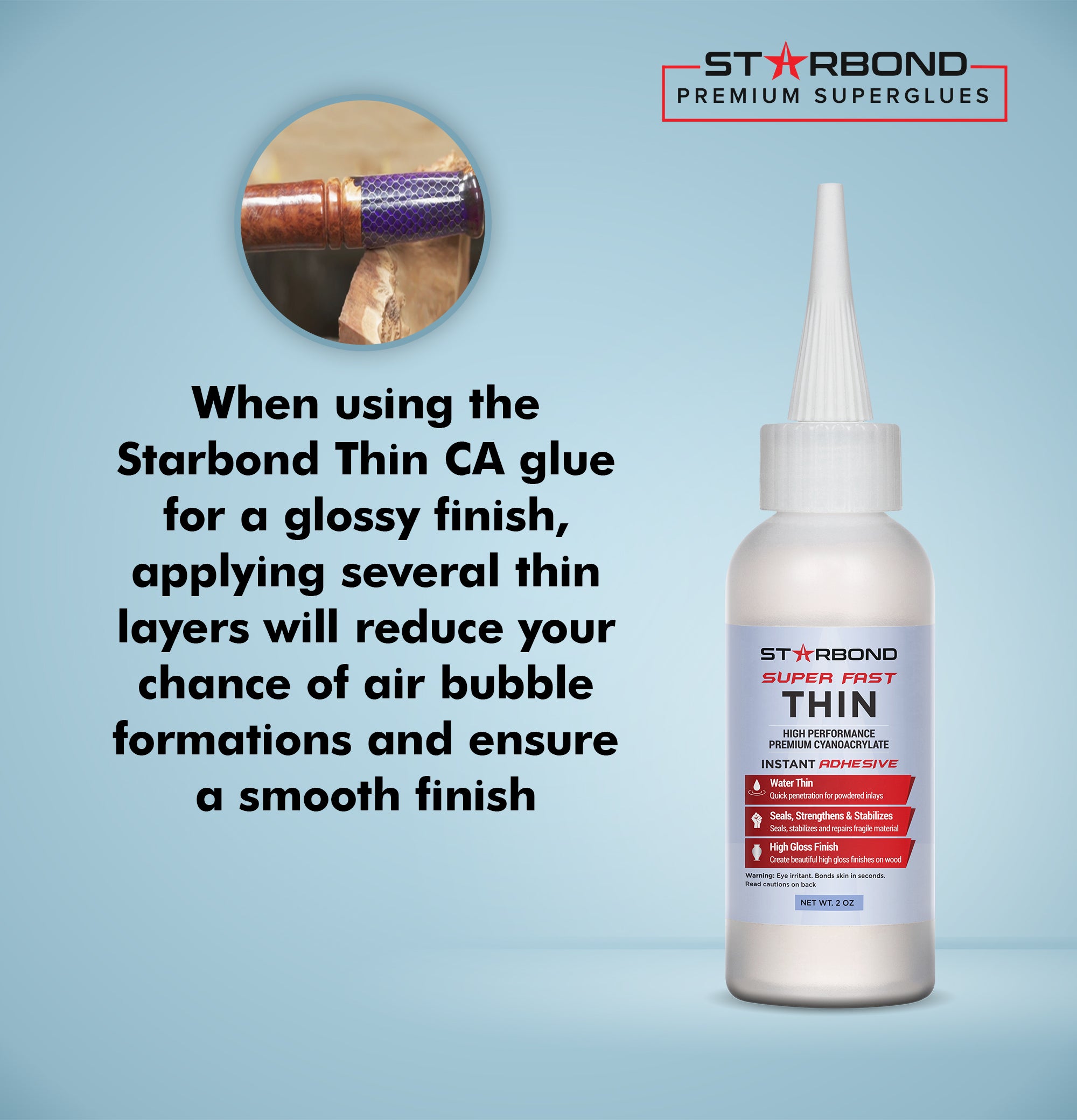 Starbond Super Fast Thin CA Glue